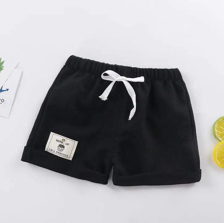 Solid Colored Summer Toddler Shorts