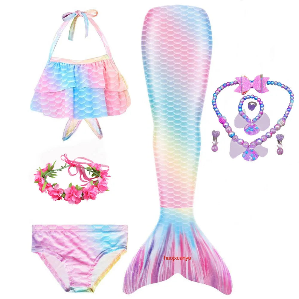 Mermaid Swim Costume with Tail