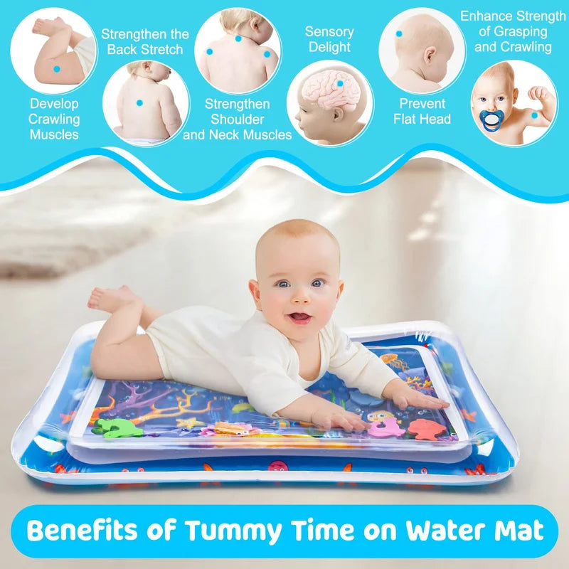 Inflatable Tummy Time Water Play Mat