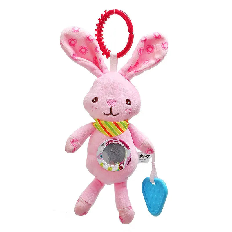 Plush Animal Hanging Rattle