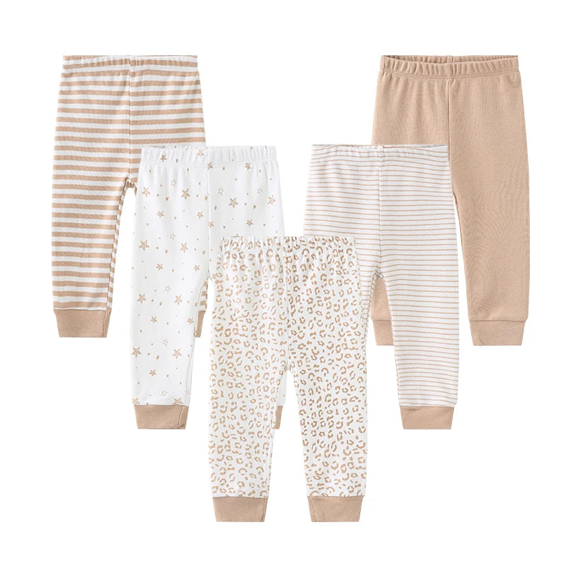 4 Piece and 5 Piece Packs Newborn Pants 0-12M