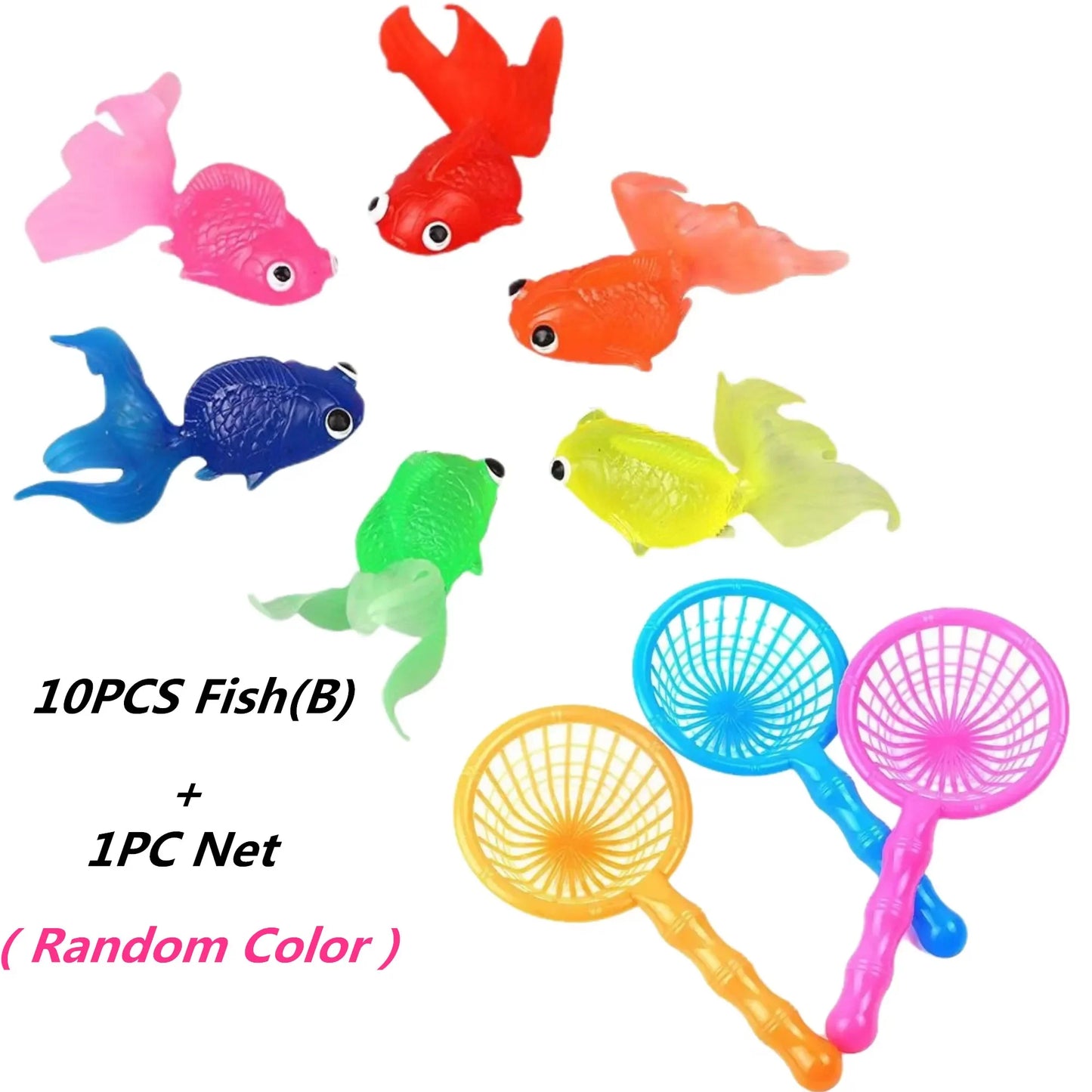 10ct Rubber Sea Animals Bath Toys