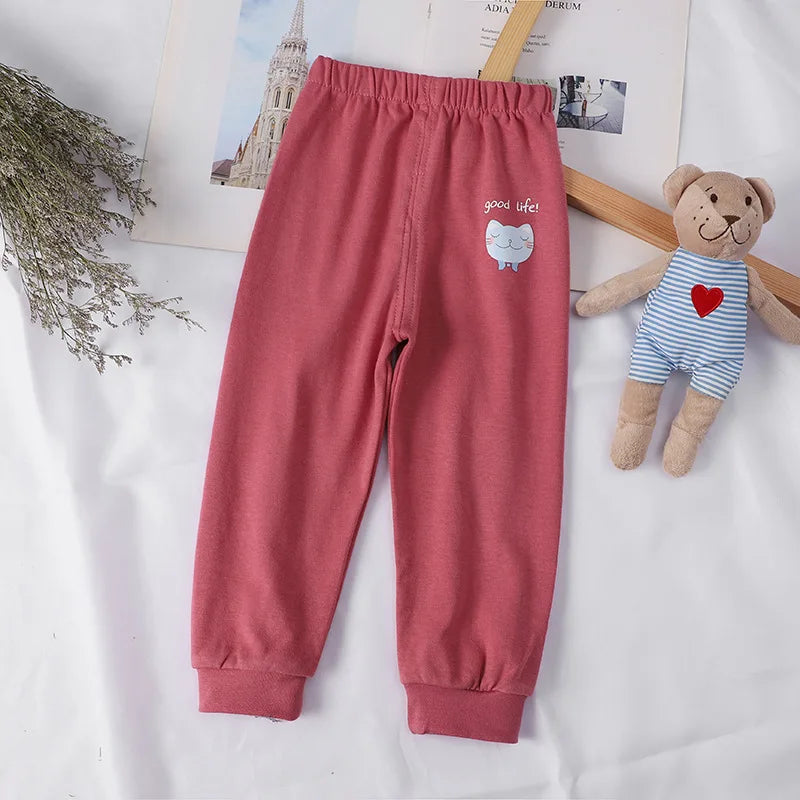 Cartoon Print Sports Jogging Pants