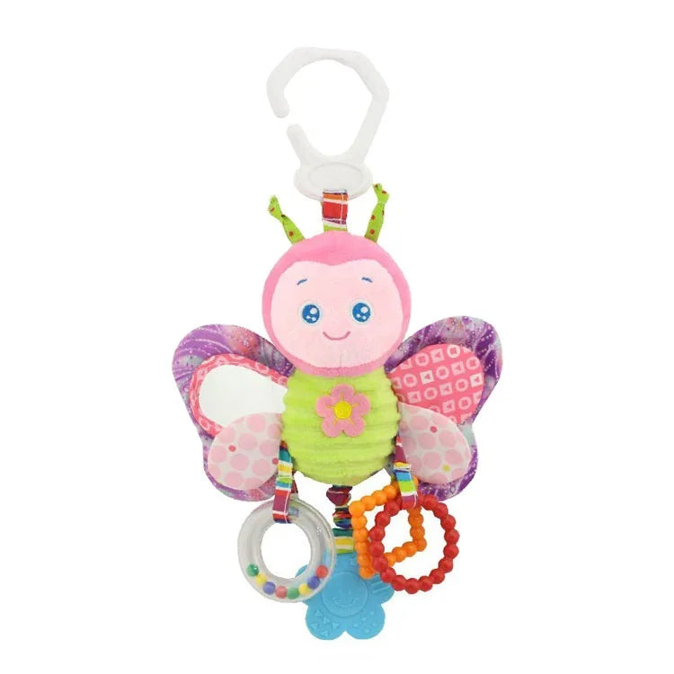 Plush Hanging Stuffed Animal Baby Rattle