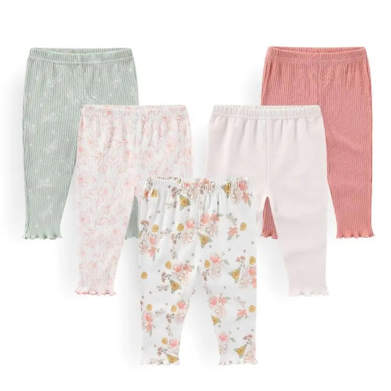 4 Piece and 5 Piece Packs Newborn Pants 0-12M