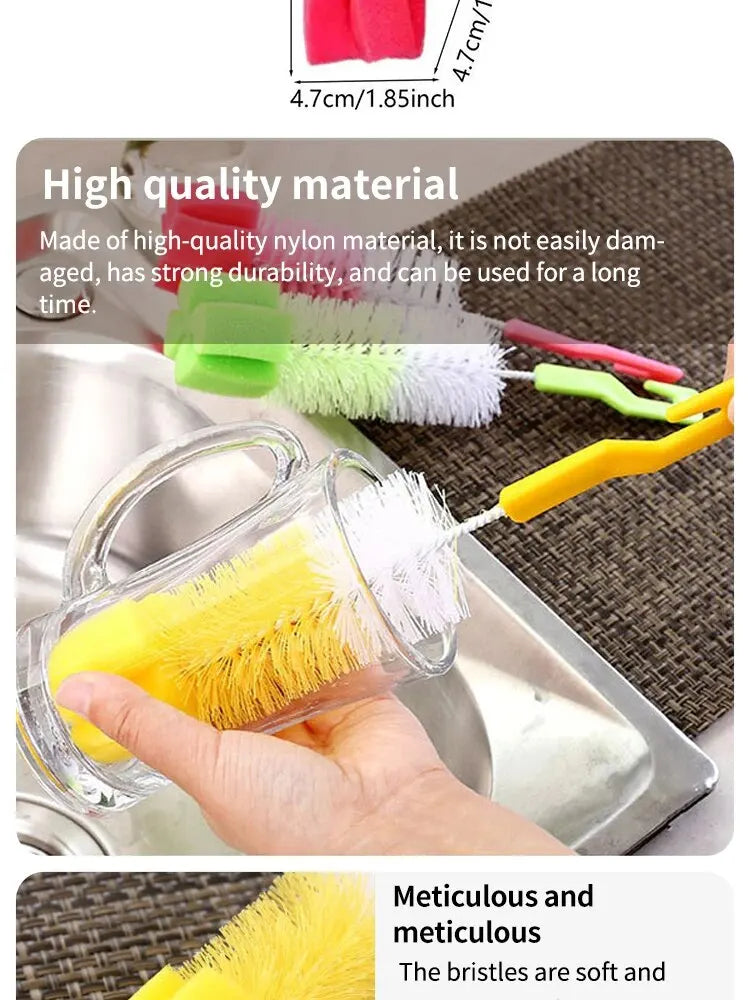 Baby Bottle Cleaning Brush with Sponge