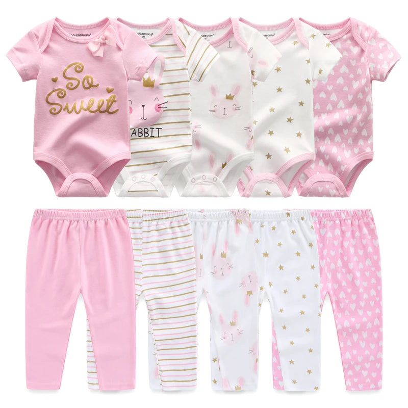 Kiddiezoom 10 Pcs Newborn Matching Sets