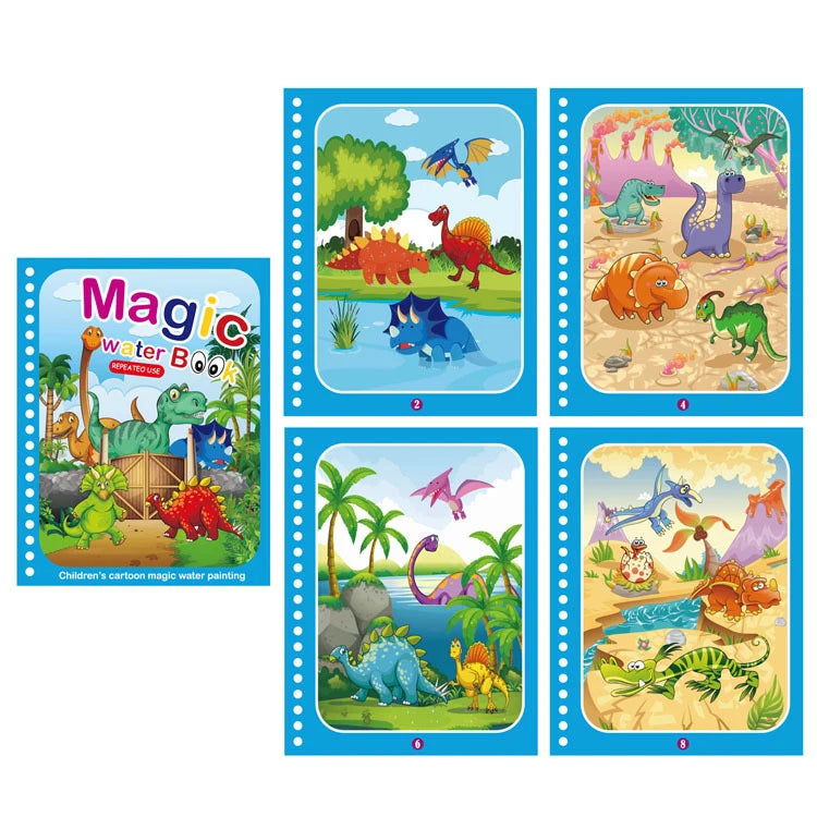 Magic Water Coloring Book