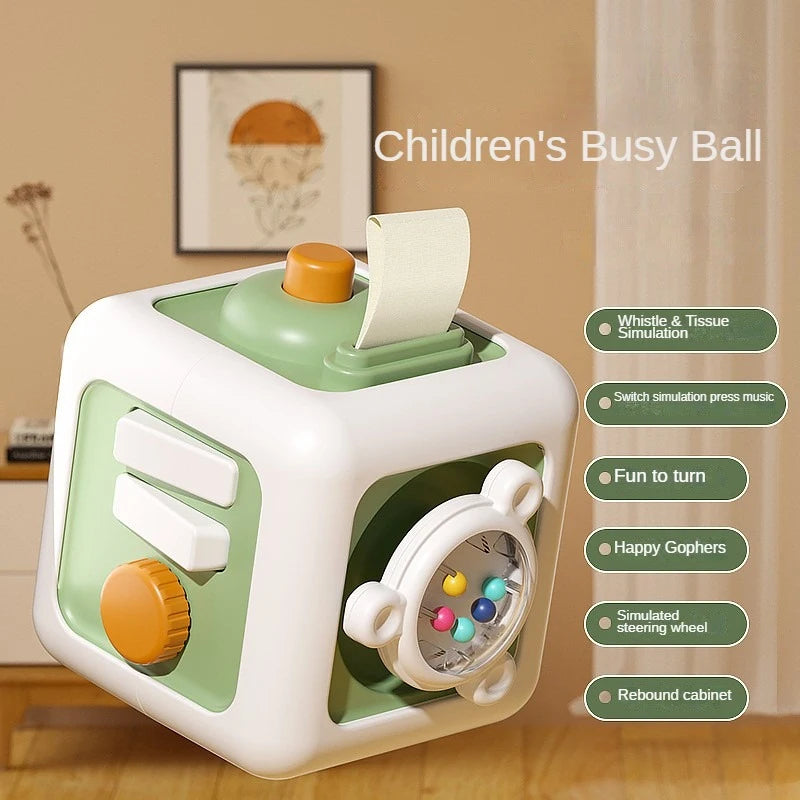 6 in 1 Montessori Educational Busy Cube