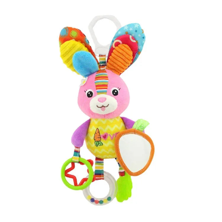 Plush Hanging Stuffed Animal Baby Rattle