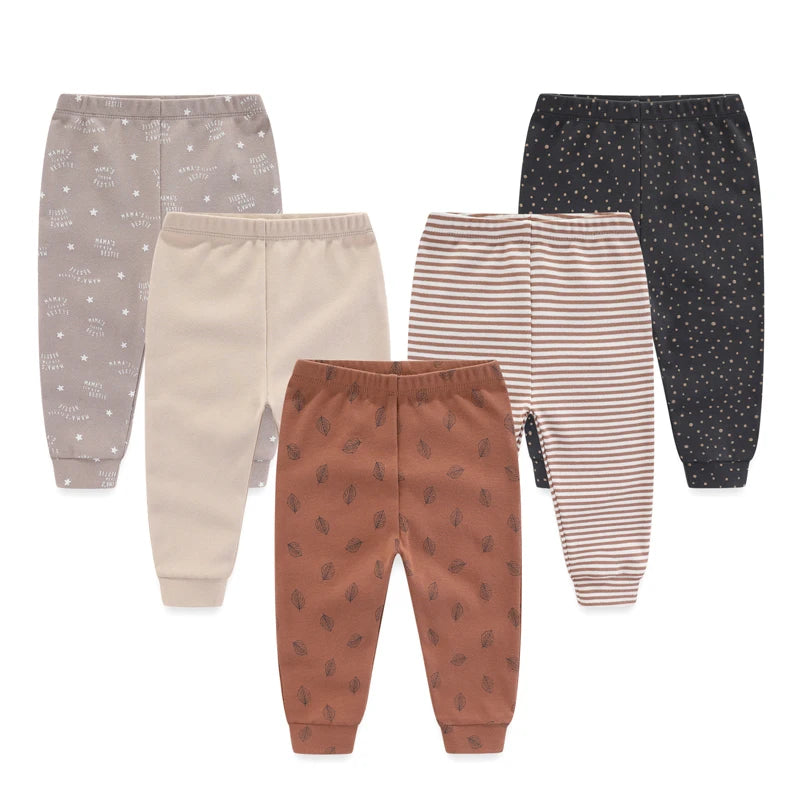 4 Piece and 5 Piece Packs Newborn Pants 0-12M