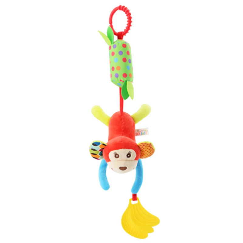 Plush Animal Hanging Rattle