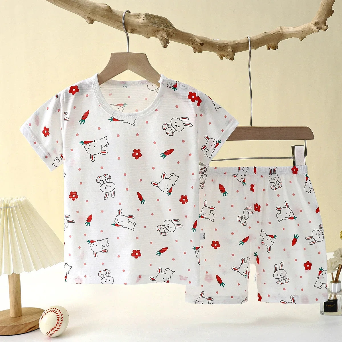 Short Sleeve Space Pajama Set 12M-8Y