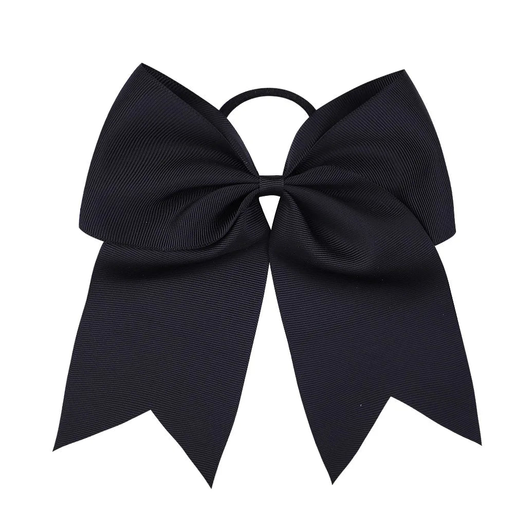 8-Inch Large Cheer Bow Hair Tie