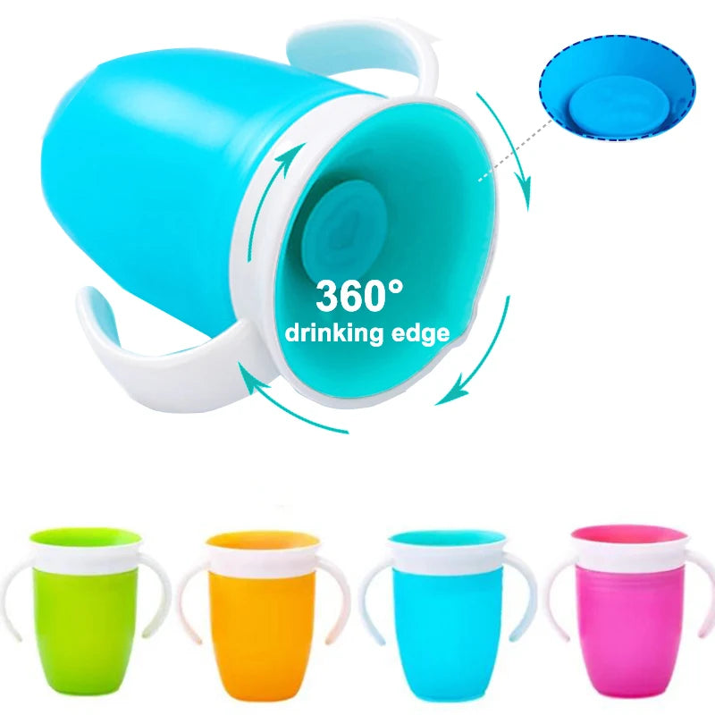 Leakproof Silicone Sippy Cup with Handles