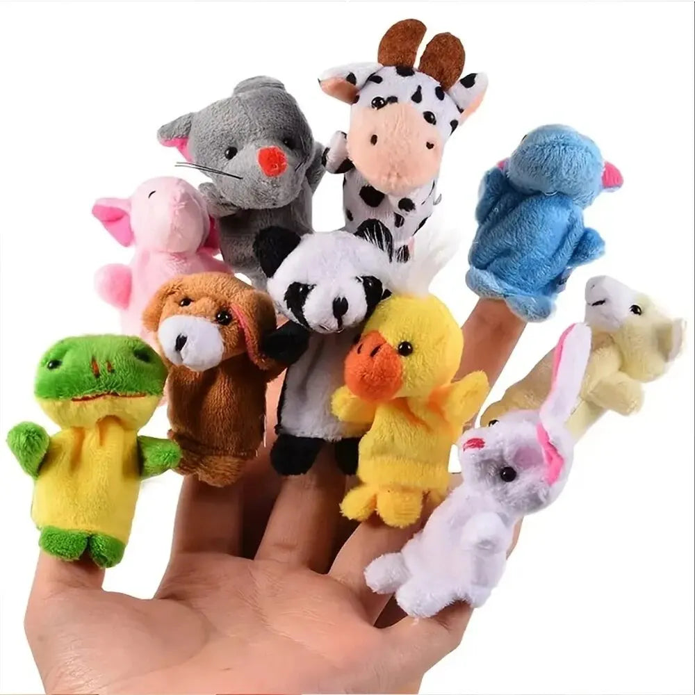 10 Pcs Cartoon Finger Puppets