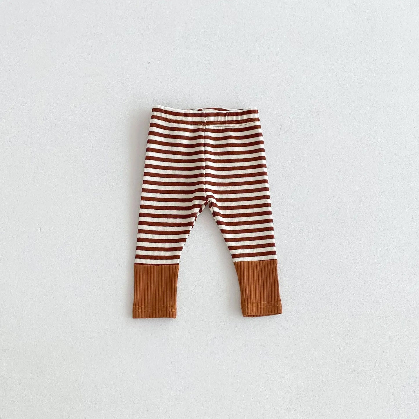 Newborn Striped Autumn Colored Bottoms