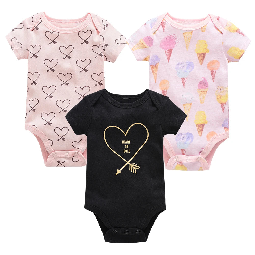 3ct & 6ct Newborn Onesie Sets 0M-12M