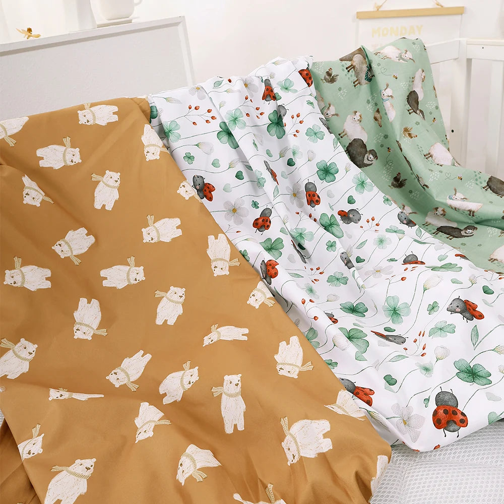 2-Piece Fitted Crib Bedding Sheets