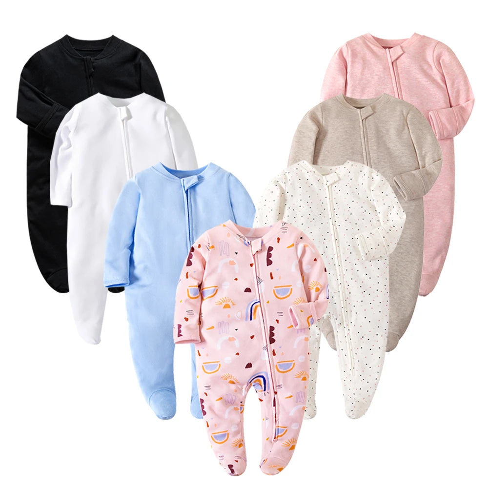 Newborn Solid Colored Onesie 3-9M