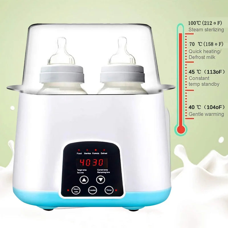 6-in-1 Baby Bottle Sterilizer & Warmer – Multi-Function Automatic Thermostat