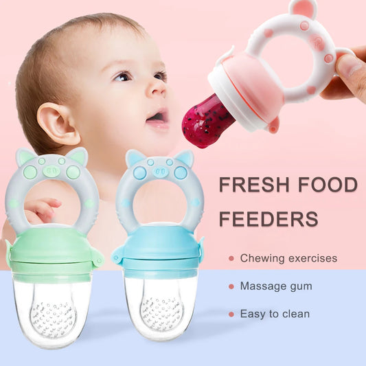 Silicon Baby Feeder Nibbler Gum Soother