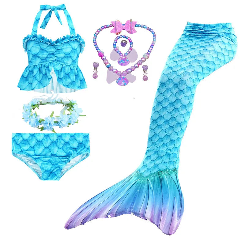 Mermaid Swim Costume with Tail