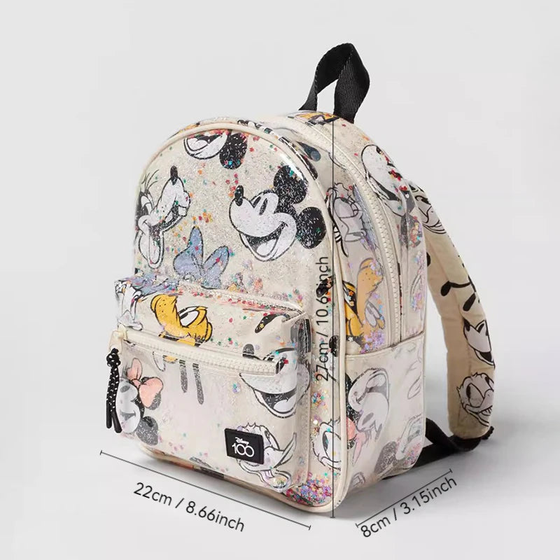 Disney Mickey Mouse Print Sequin Mini Backpack