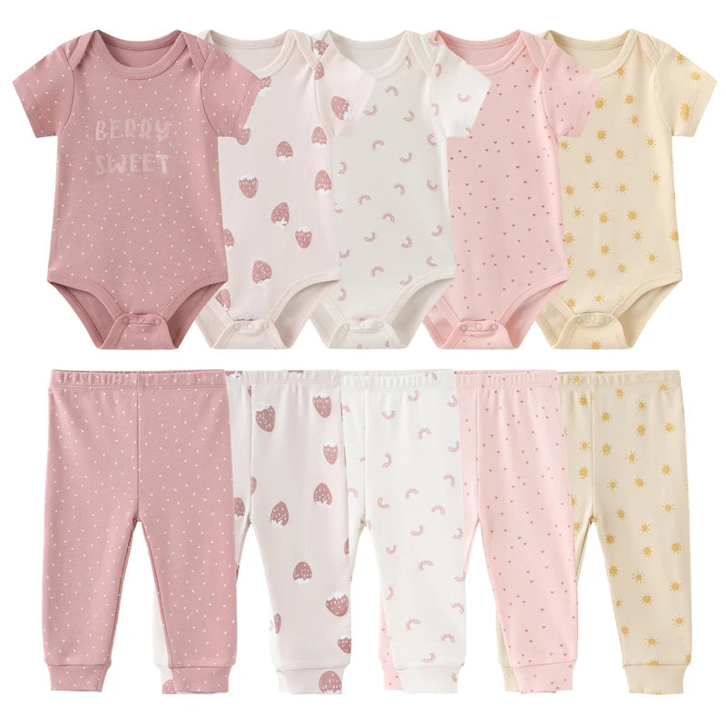 Kiddiezoom 10 Pcs Newborn Matching Sets