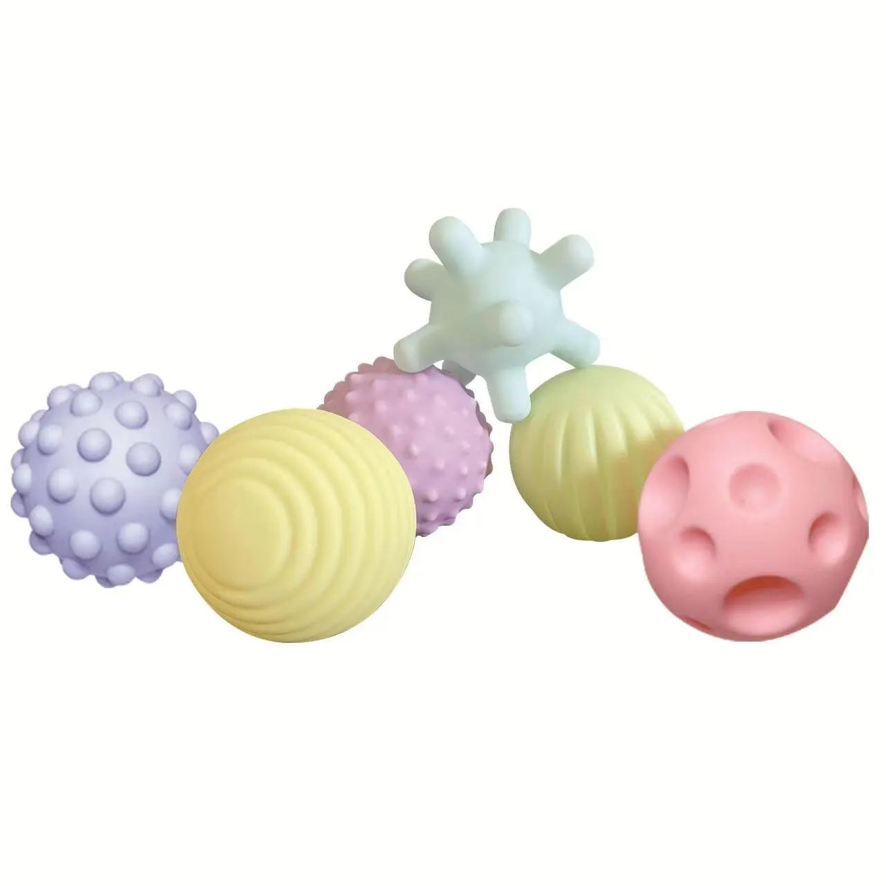 6ct Baby Bath Toy Balls