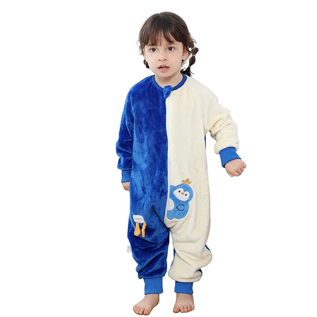 Children's Animal Embroidery Zip Up Sleeper 12M-6Y