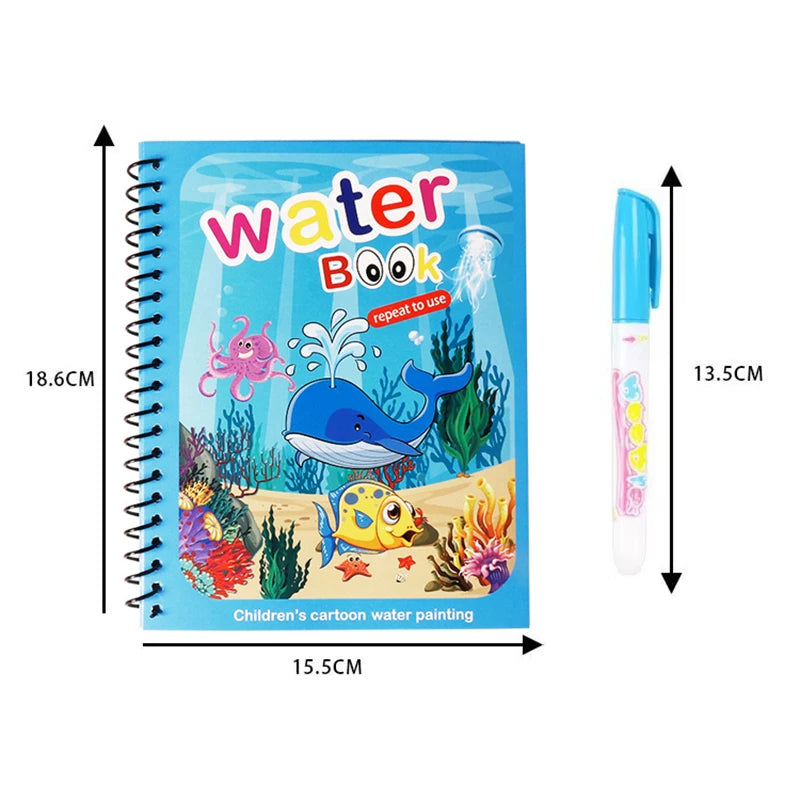 Magic Water Coloring Book