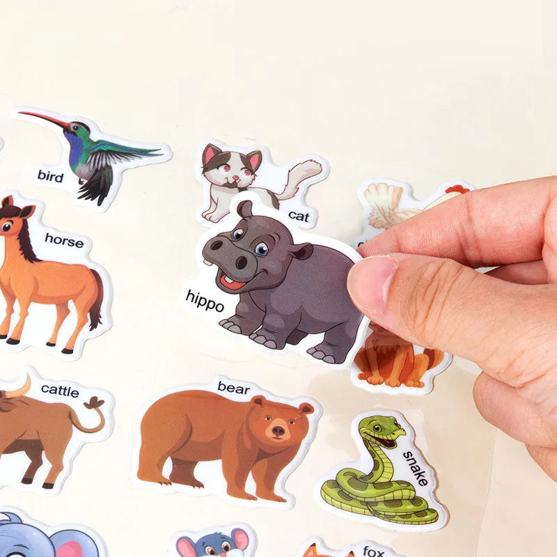 Reusable Cartoon Sticker Book