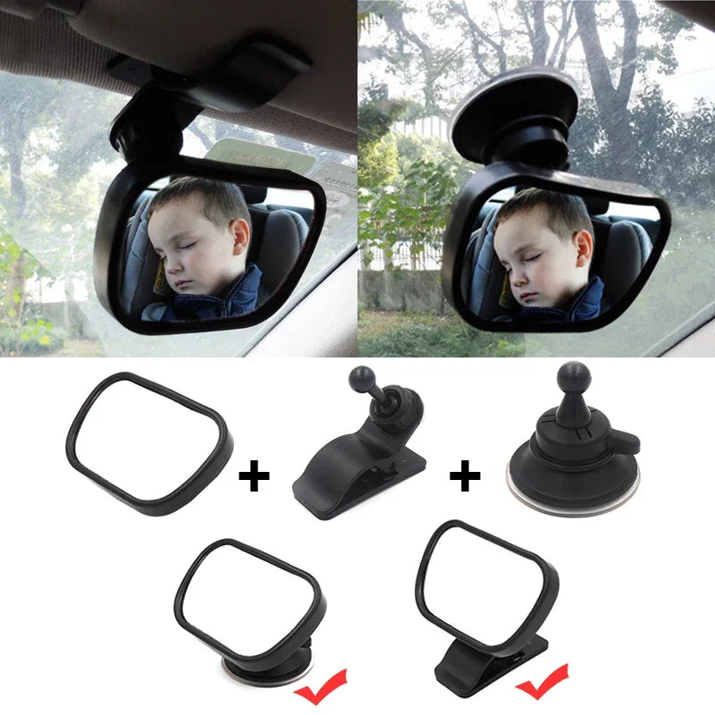 Adjustable Wide Car Seat View Mirror