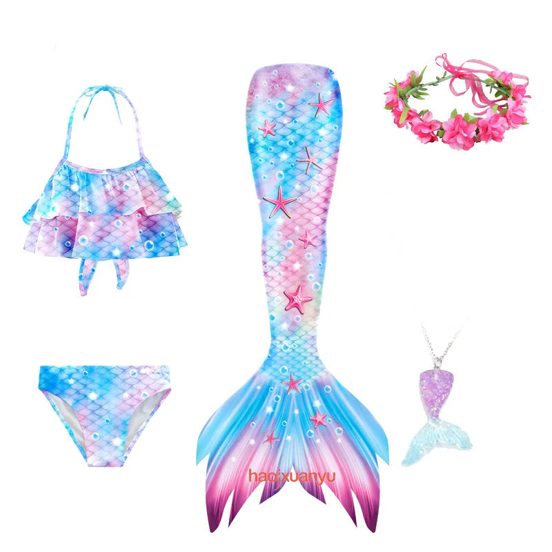 Mermaid Swim Costume with Tail