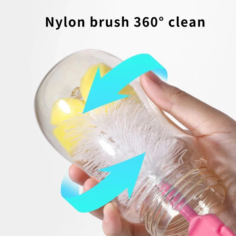 5PCS Baby Bottle Cleaning Brush