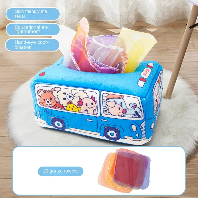 Sensory Toy Tissue Box