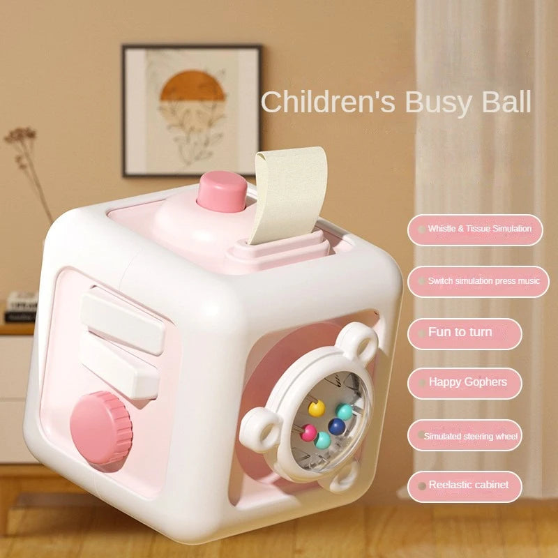 6 in 1 Montessori Educational Busy Cube