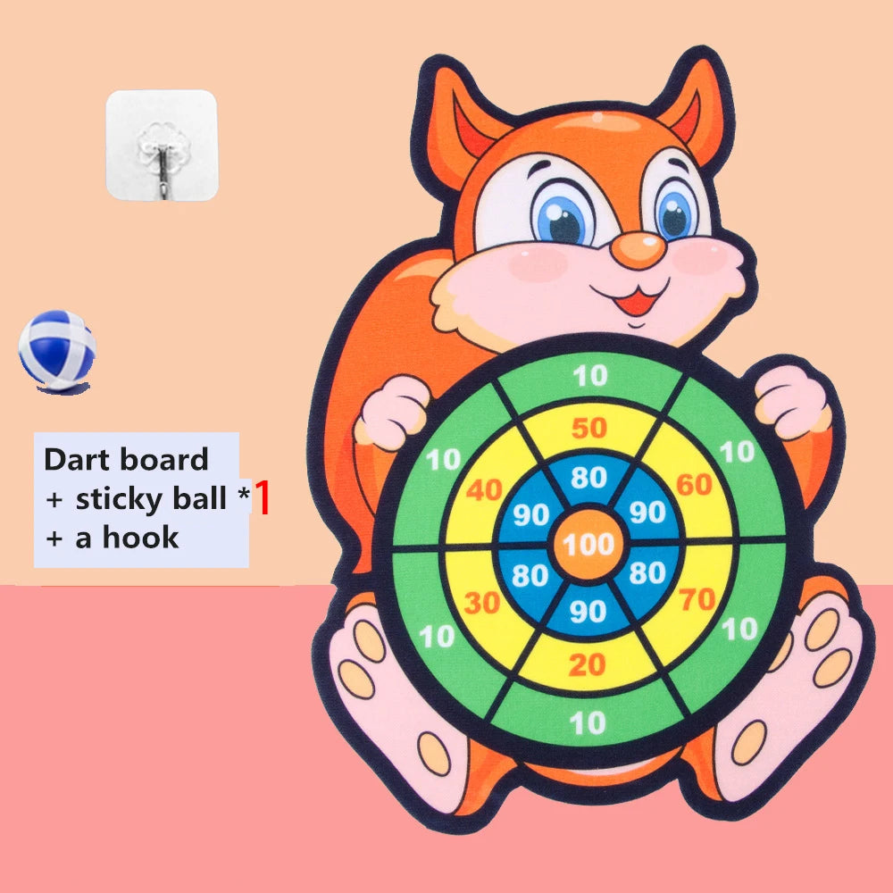 Cartoon Animal Sticky Dart Board