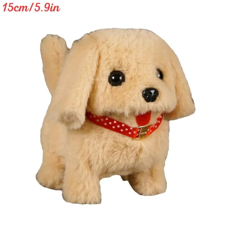 Electronic Walking and Barking Plush Dog Toy