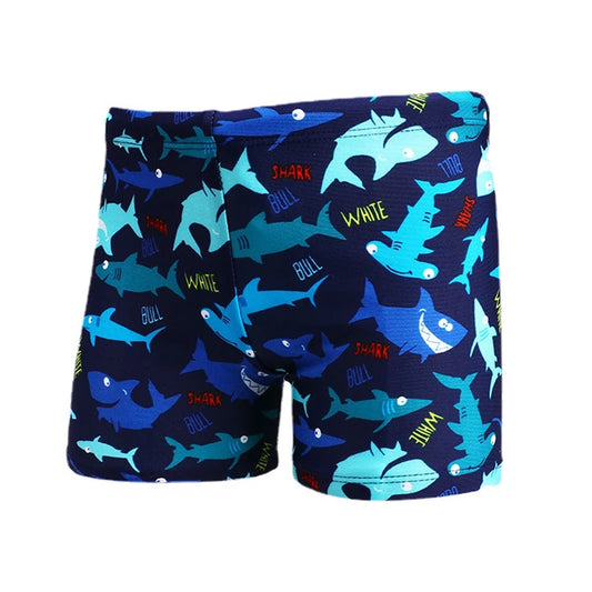 Boys' Dinosaur Shark Aqua Swim Shorts