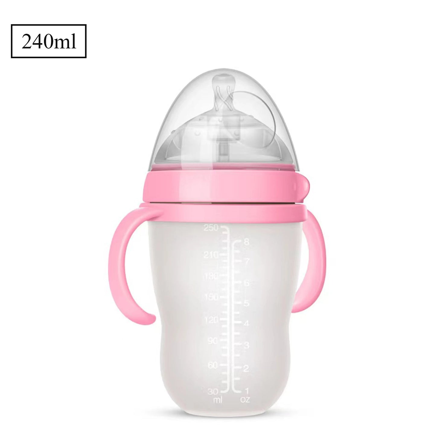 Baby Bottle with Silicone Handle 150ml 240ml