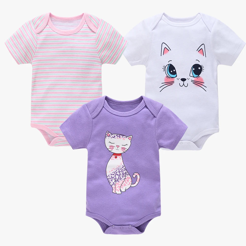 3ct & 6ct Newborn Onesie Sets 0M-12M