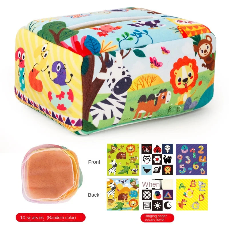 Sensory Toy Tissue Box