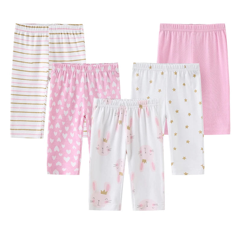 4 Piece and 5 Piece Packs Newborn Pants 0-12M