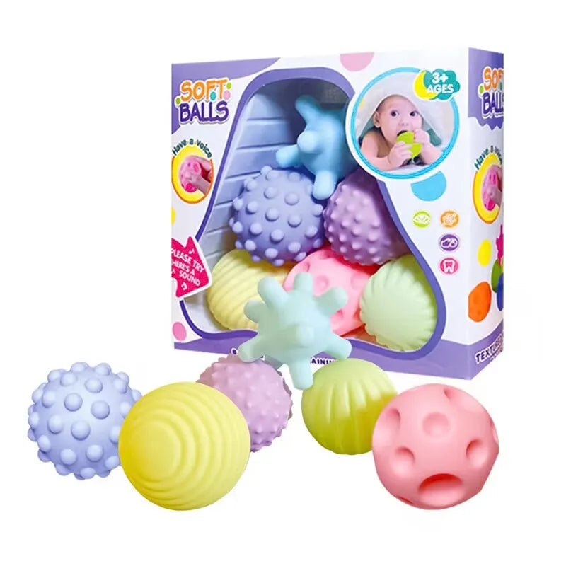 6ct Baby Bath Toy Balls