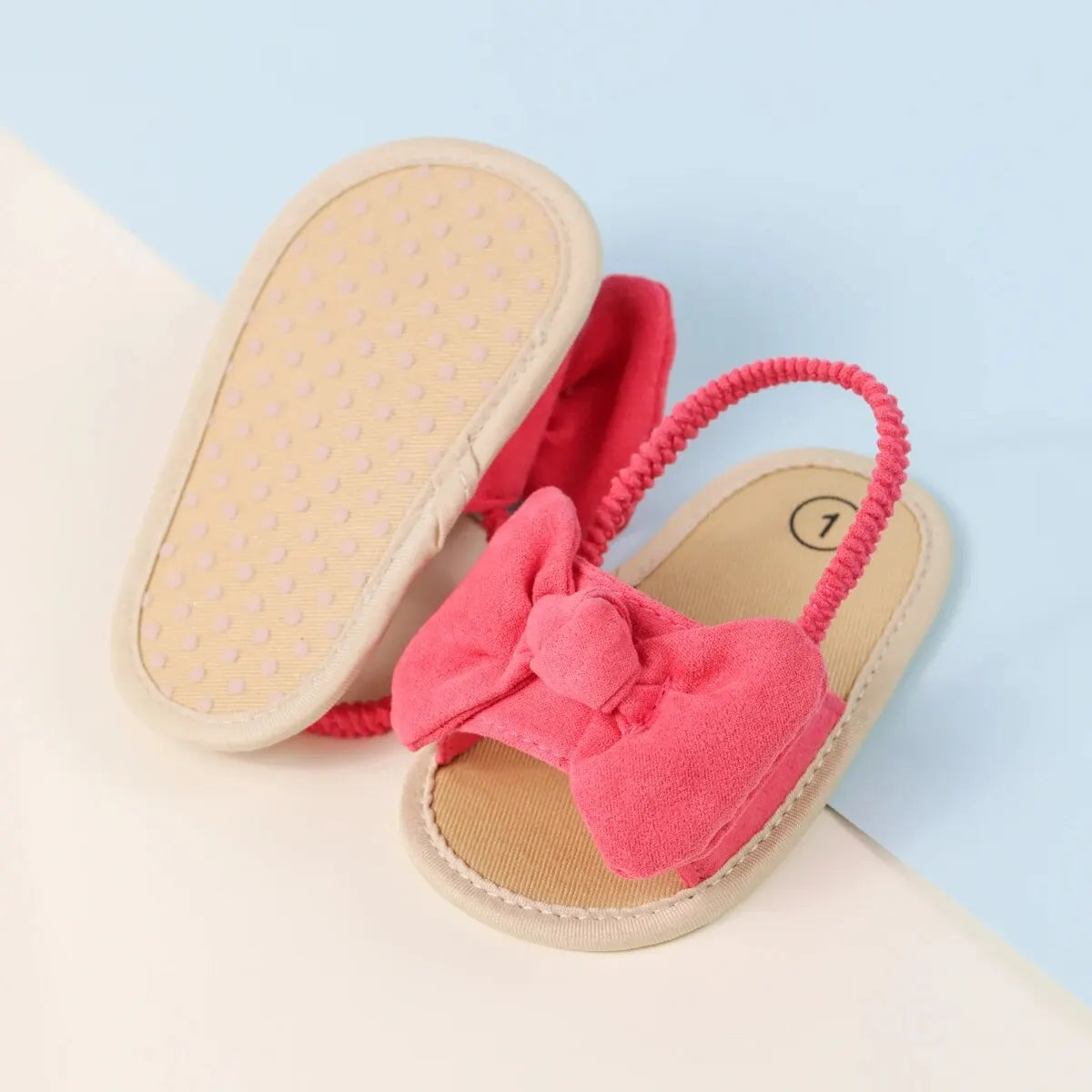 Girls' Butterfly Knot Flat Summer Sandals