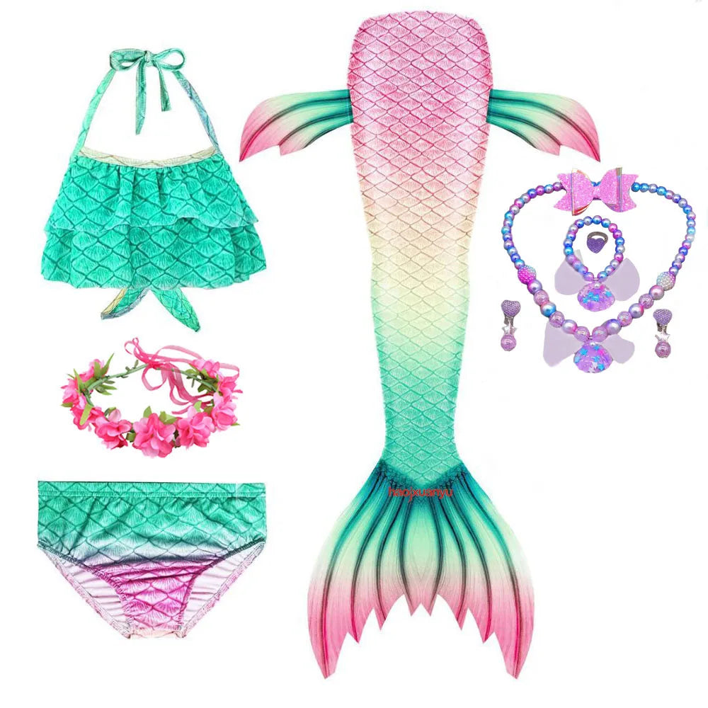 Mermaid Swim Costume with Tail