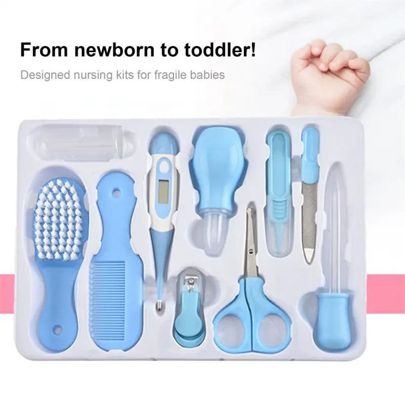 10 Piece Baby Healthcare and Grooming Set