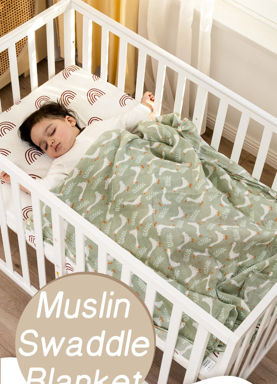 Baby Wrap Muslin Swaddle Blankets